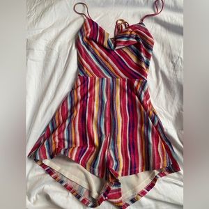 Princess Polly romper, small(4), multicolored/striped